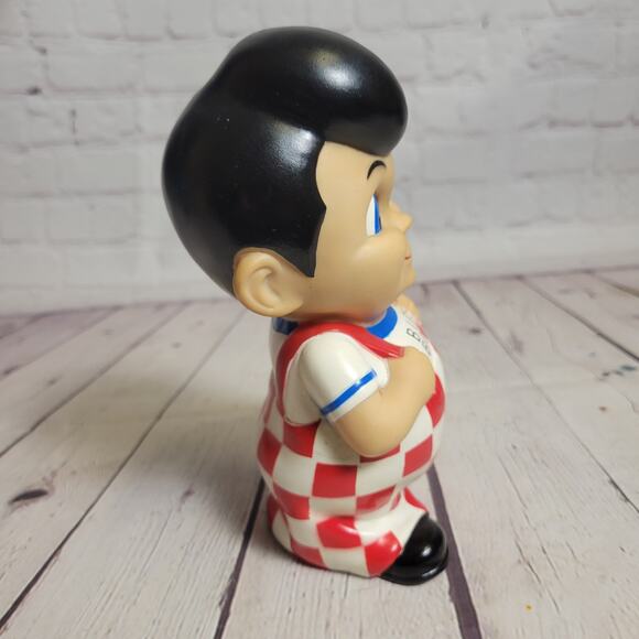 Vintage Bob's Big Boy Plastic Figurine Coin Bank Restaurant Advertising Retro - Picture 4 of 8